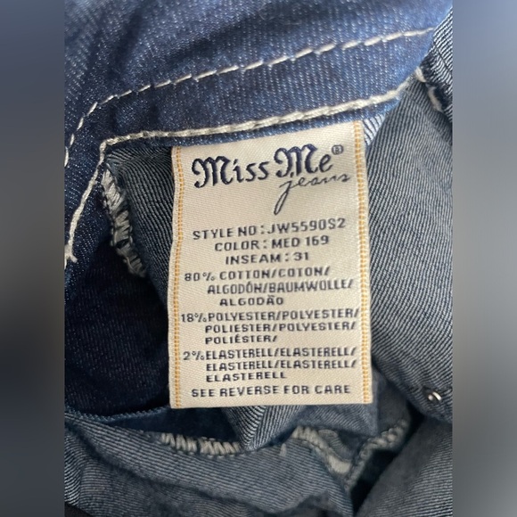 Miss Me Signature-Rise Skinny Blue Jeans - Picture 2 of 8